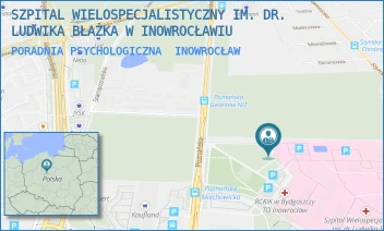 PORADNIA PSYCHOLOGICZNA - SZPITAL WIELOSPECJALISTYCZNY IM. DR. LUDWIKA BŁAŻKA W INOWROCŁAWIU - POZNAŃSKA 97,  INOWROCŁAW