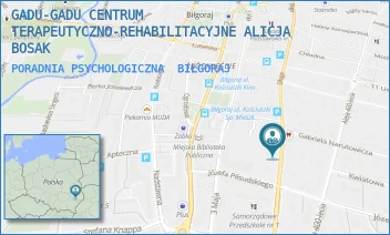 PORADNIA PSYCHOLOGICZNA - GADU-GADU CENTRUM TERAPEUTYCZNO-REHABILITACYJNE ALICJA BOSAK - DŁUGA 75,  BIŁGORAJ