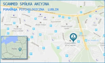 PORADNIA PSYCHOLOGICZNA - SCANMED SPÓŁKA AKCYJNA - ONYKSOWA 10,  LUBLIN
