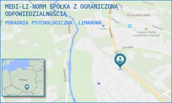 PORADNIA PSYCHOLOGICZNA - MEDI-LI-NORM SPÓŁKA Z OGRANICZONĄ ODPOWIEDZIALNOŚCIĄ - UL. WINCENTEGO WITOSA 3/2,  LIMANOWA