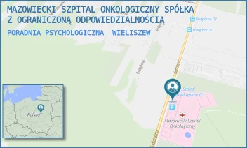 PORADNIA PSYCHOLOGICZNA - MAZOWIECKI SZPITAL ONKOLOGICZNY SPÓŁKA Z OGRANICZONĄ ODPOWIEDZIALNOŚCIĄ - KOŚCIELNA 61,  WIELISZEW