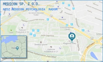 NZOZ MEDICON PSYCHOLOGIA - MEDICON SP. Z O.O. - GAGARINA 1,  RADOM