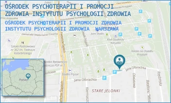 OŚRODEK PSYCHOTERAPII I PROMOCJI ZDROWIA INSTYTUTU PSYCHOLOGII ZDROWIA - OŚRODEK PSYCHOTERAPII I PROMOCJI ZDROWIA INSTYTUTU PSYCHOLOGII ZDROWIA - OLBRACHTA 118/2,12,13,  WARSZAWA