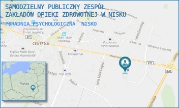 PORADNIA PSYCHOLOGICZNA - SAMODZIELNY PUBLICZNY ZESPÓŁ ZAKŁADÓW OPIEKI ZDROWOTNEJ W NISKU - UL. WOLNOŚCI 54,  NISKO