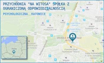 PSYCHOLOGICZNA - PRZYCHODNIA "NA WITOSA" SPÓŁKA Z OGRANICZONĄ ODPOWIEDZIALNOŚCIĄ - UL. WINCENTEGO WITOSA 21,  KATOWICE