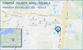 PORADNIA PSYCHOLOGICZNA - SYNAPSA JOLANTA GÓRAL-PÓŁROLA - PODGÓRSKA 20, KIELCE