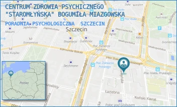 PORADNIA PSYCHOLOGICZNA - CENTRUM PSYCHIATRII I PSYCHOTERAPII MILIMED - STAROMŁYŃSKA 21/26,  SZCZECIN
